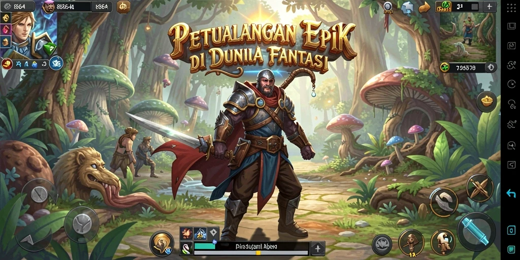 Gameplay RPG yang mendebarkan dan penuh petualangan.