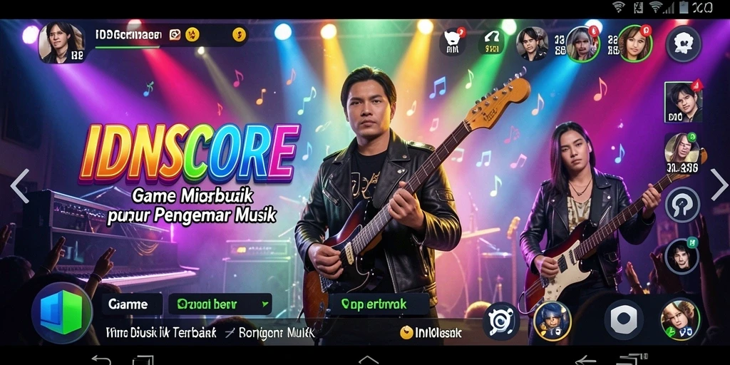 Tampilan gameplay menarik dan interaktif di IDNSCORE.