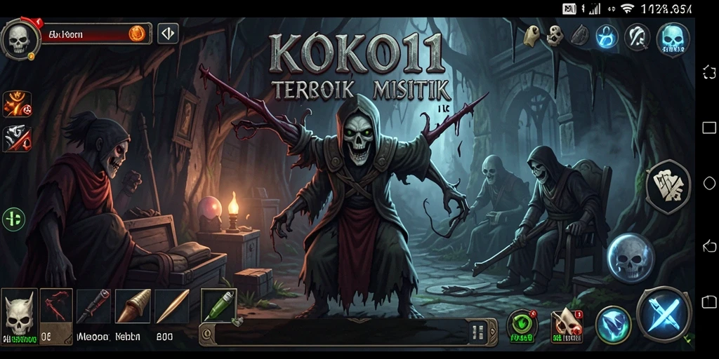 Tampilan gameplay menakutkan KOKO11 yang mencekam.