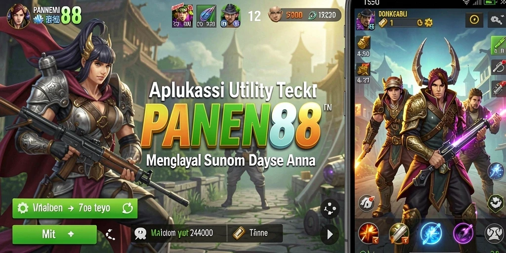 Screenshot utama PANEN88 menampilkan antarmuka sederhana dan intuitif.