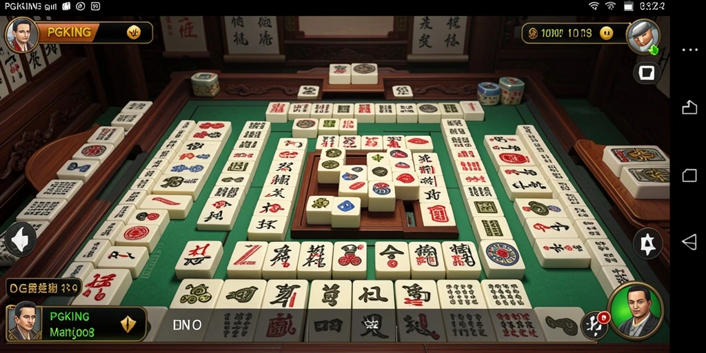 Screenshot PGKING menunjukkan gameplay Mahjong yang menantang dan seru.