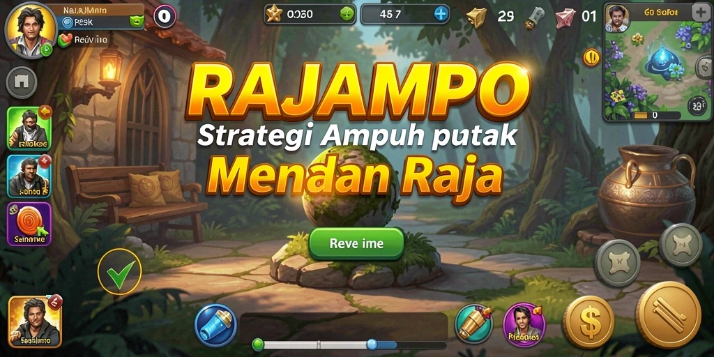 Tampilan permainan RAJAMPO yang seru dan penuh strategi.