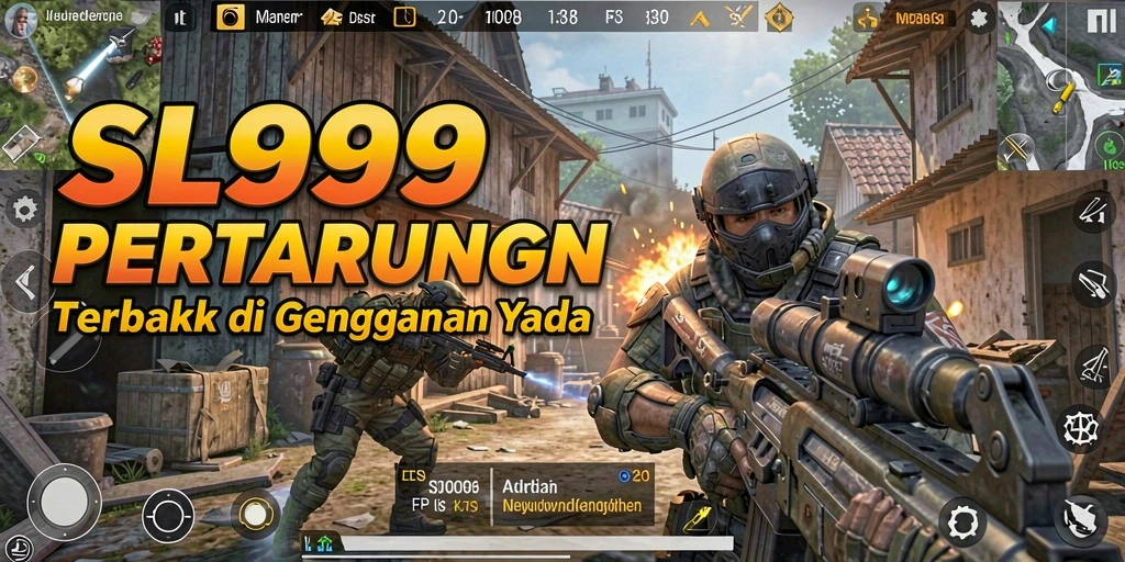 Tampilan gameplay mendebarkan dari SL999 yang penuh aksi FPS.