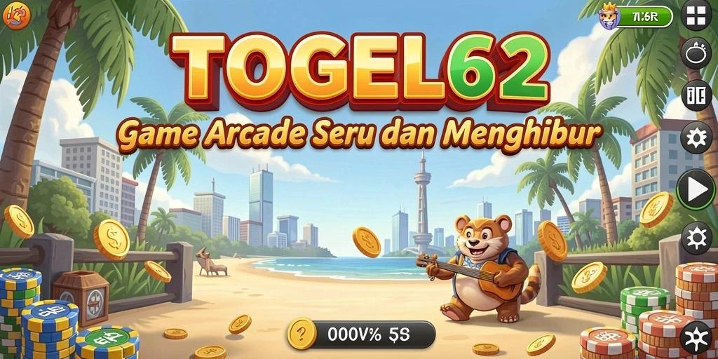 Screenshot utama TOGEL62 menampilkan pengalaman gameplay seru dan penuh warna.